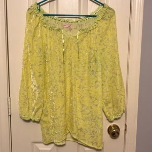 Fresh Produce velvet burnout top